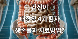 간전이 대장암 4기 환자의 생존율과 치료방법은?